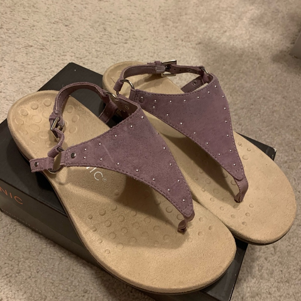 Vionic Margot Studs Suede Sandals